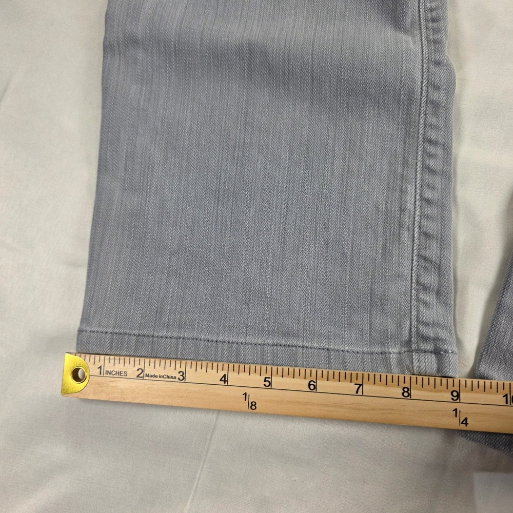David Kahn Jeanswear Lauren Gray Straight Leg Jeans Womens Size 12 Made in USA - Picture 8 of 10
